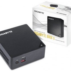 Компютър GIGABYTE Mini-PC Barebone Brix BKi7HA с процесор  IntelR CoreT i7-7500U, 8GB DDR4, 240GB SSD,USB Type-CT, WF+BT, черен