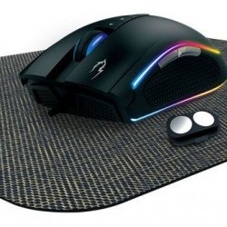 Мишка GAMDIAS Геймърска мишка Mouse - ZEUS M2 RGB + PAD - 10800dpi, weight tunning