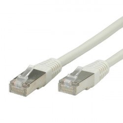 Кабел / Преходник ROLINE FTP Patch кабел Cat.5e, AWG26, сив, 3.0 м /21.99.0103/