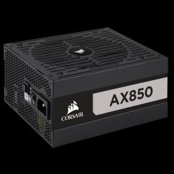 Кутии и Захранвания CORSAIR Захранване AX850 W, 80 Plus Titanium, AX850 ATX, Fully Modular PSU, CP-9020151-EU