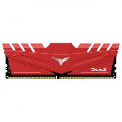 RAM памет за настолен компютър TEAM GROUP 2X8G DDR4 2666 DARK Z RED, CL15-17-17-35
