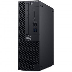 Компютър DELL OptiPlex 3060SFF, 200W up , to 85%, TPM, Core i3-8100 (6MB, up to 3.6 GHz), 8GB (1X8GB) DDR4 2666MHz, 3.5