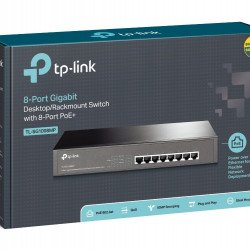 Мрежово оборудване TP-LINK TL-SG1008MP, 8-портов Gigabit PoE+ Desktop/Rackmount комутатор