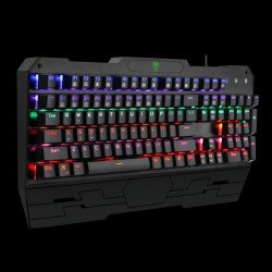 Клавиатура REDRAGON Механична геймърска клавиатура  T-Dagger Battleship Rainbow T-TGK301