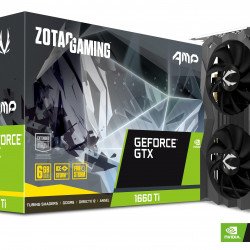 ZOTAC GAMING GeForce GTX 1660 Ti AMP Edition, 6GB GDDR6, Super Compact, IceStorm 2.0 Cooling, 3xDP, HDMI