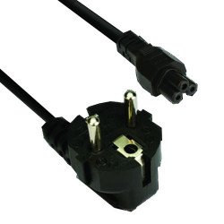 Кабел / Преходник VCOM Захранващ кабел Power Cord for Notebook 3C - CE022-1.8m