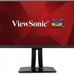 Монитор VIEWSONIC 27  VP2785-2K   2560x1440, WQHD, Frameless SuperClear IPS, LED, 99% AdobeRGB, 96%DCI-P3, 14 bit 3D LUT, DeltaE2, 300 cd/m2, 20M:1, 10 bit colors, USB-C, HDMI, DisplayPort, DP-out, 2xUSB 3.1, Ergonomic Stand, KVM, Hardware Calibration