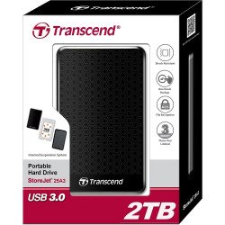 Външни твърди дискове TRANSCEND 2TB StoreJet 2.5