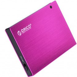 Външни твърди дискове ORICO Кутия за диск 25AU3 Pink USB 3.0 2.5