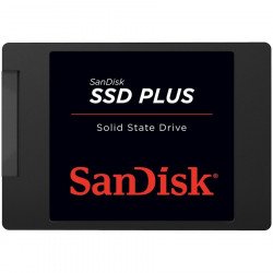 SSD Твърд диск SANDISK PLUS 1TB SSD, 2.5   7mm, SATA 6Gb/s, Read/Write: 535 / 450 MB/s