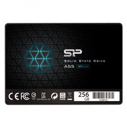 SSD Твърд диск SILICON POWER Ace A55 256GB SSD, 2.5   7mm, SATA 6Gb/s, Read/Write: 560 / 530 MB/s