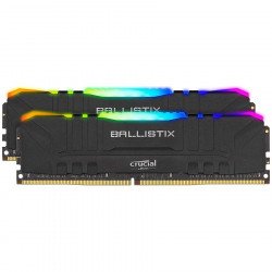 RAM памет за настолен компютър CRUCIAL Ballistix 2x16GB (32GB Kit) DDR4 3200MT/s CL16 Unbuffered DIMM 288pin Black RGB 