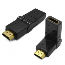Кабел / Преходник SBOX AD.HDMI-360 :: HDMI адаптер, HDMI M - HDMI F, 360 