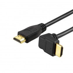 Кабел / Преходник SBOX HDMI-90-15 :: Кабел HDMI-HDMI 1.4v, M/M, 90 , 1, 5m