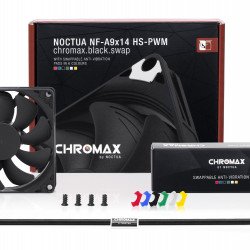 Охладител / Вентилатор NOCTUA Fan 92x92x14mm NF-A9x14 HS-PWM chromax.black.swap