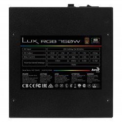 Кутии и Захранвания AEROCOOL PSU LUX RGB 750W -  Bronze, RGB Addressable - ACPB-LX75AEC.11