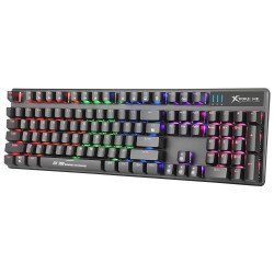 Клавиатура XTRIKE ME    Механична клавиатура Gaming Keyboard Mechanical 104 keys GK-980 - Blue switches, Rainbow backlight