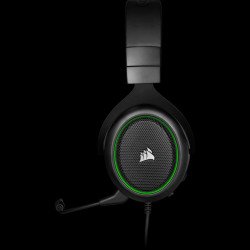 Слушалки CORSAIR Геймърски слушалки  HS50 PRO STEREO Gaming Headset (50mm неодимови говорители, контрол на звука, микрофон) Green