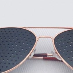 Други неща за здраве SKY Очила на дупки без диоптър за възстановяване на зрението модел 11 с розова метална рамка