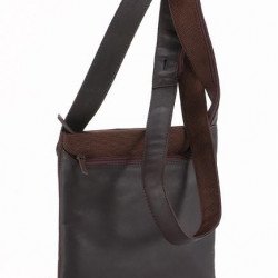 Раници и чанти за лаптопи TUCANO BFIMIN-M :: Чанта за iPod / MP3 / GSM, Fina Mini, кожена, кафяв цвят