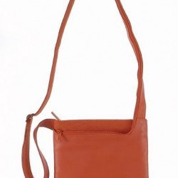 Раници и чанти за лаптопи TUCANO BFIMIN-O :: Чанта за iPod / MP3 / GSM, Fina Mini, кожена, оранжев цвят