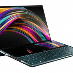 Лаптоп ASUS ZenBook Pro Duo UX581LV-H2002R ScreenPad Plus, Num Pad, IntelCorei7-10750H(12MCache,upto5.0GHz), 15.6