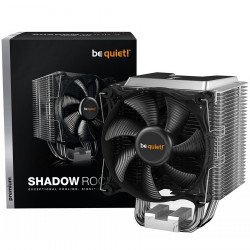 Охладител / Вентилатор BE QUIET! Shadow Rock 3, Intel: 1200 / 2066 / 1150 / 1151 / 1155 / 2011(-3) Square ILM, AMD: AM4 / AM3(+), 1x Shadow Wings 2 120mm PWM high-speed, Heat pipe direct touch, TDP (W): 190,