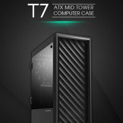 Кутии и Захранвания ZALMAN Кутия за компютър Case ATX - T7 - Black
