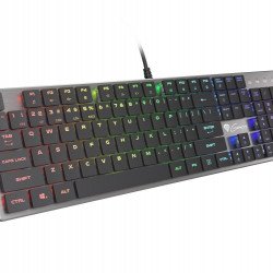 Клавиатура NATEC Genesis Mechanical Gaming Keyboard Thor 420 RGB Backlight Content Slim Blue Switch US Layout