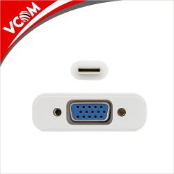 Кабел / Преходник VCOM Адаптер Adapter USB 3.1 Type-C M / VGA F - CU421