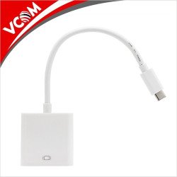 Кабел / Преходник VCOM Адаптер Adapter USB 3.1 Type-C M / VGA F - CU421