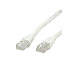 Кабел / Преходник ROLINE 21.99.0510 :: UTP Patch кабел Cat.5e, 10.0 м, AWG24, сив цвят