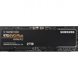 SSD Твърд диск SAMSUNG 970 EVO Plus 2 TB M.2, PCIe Gen 3.0 x4 NVMe 1.3, V-NAND 3-bit MLC, Phoenix Controller, 256-bit Encryption, 2 GB DDR4 SDRAM, Read 3500 MB/s Write 3300 MB/s