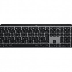 Клавиатура LOGITECH Logitech MX Keys for Mac Advanced Wireless Illuminated Keyboard - SPACE GREY - US INTL - 2.4GHZ/BT - N/A - EMEA