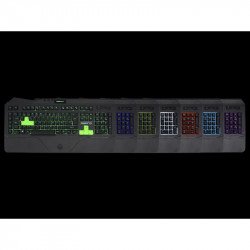 Клавиатура KEEP OUT KEEP OUT F89PRO :: Геймърска клавиатура, LED подсветка, 12 мултимедийни и 5 програмируеми клавиша