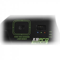Мишка KEEP OUT X9PRO :: Геймърска мишка, лазерна, 8200dpi, AVAGO 9800 сензор