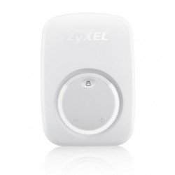 Мрежово оборудване ZYXEL WRE2206, Wireless N300 (802.11n 300Mbps) Range Extender/Repeater, Direcplug design, 1x 10/100Mbps LAN port, WPS button, WEP/WPA/WPA2