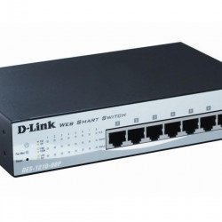 Мрежово оборудване DLINK Суич D-Link DES-108/E, 8 портов 10/100 , метален корпус