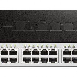 Мрежово оборудване DLINK Суич D-Link DGS-1210-28, 28-портов 10/100/1000 Gigabit Smart Switch including 4 x 1000Base-T /SFP ports, управляем, за монтаж в шкаф