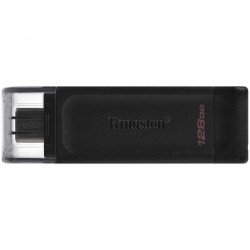USB Преносима памет KINGSTON 128GB USB-C 3.2 Gen 1 DataTraveler 70 EAN: 740617305371