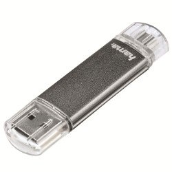 USB Преносима памет HAMA USB памет HAMA Тип USB-C Laeta 124161, 16GB, USB 3.1 Type-C, Сребрист