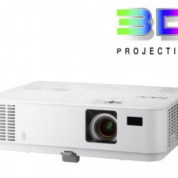 Мултимедийни проектори NEC Видеопроектор NEC V302W,  WXGA 1280 x 800, 3000 ANSI, 3D Ready, DLP