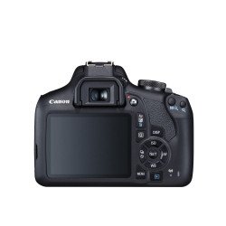 Цифров Фотоапарат CANON Canon EOS 2000D, black + EF-s 18-55mm f/3.5-5.6 IS II + EF 75-300 mm f/4.0-5.6 III