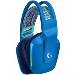 Слушалки LOGITECH LOGITECH G733 LIGHTSPEED Wireless RGB Gaming Headset - BLUE - 2.4GHZ - EMEA
