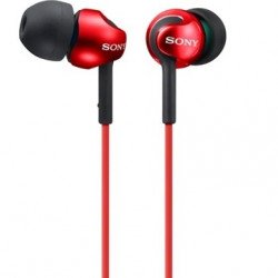 Слушалки SONY Sony Headset MDR-EX110LP red