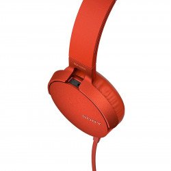 Слушалки SONY Sony Headset MDR-XB550AP, red