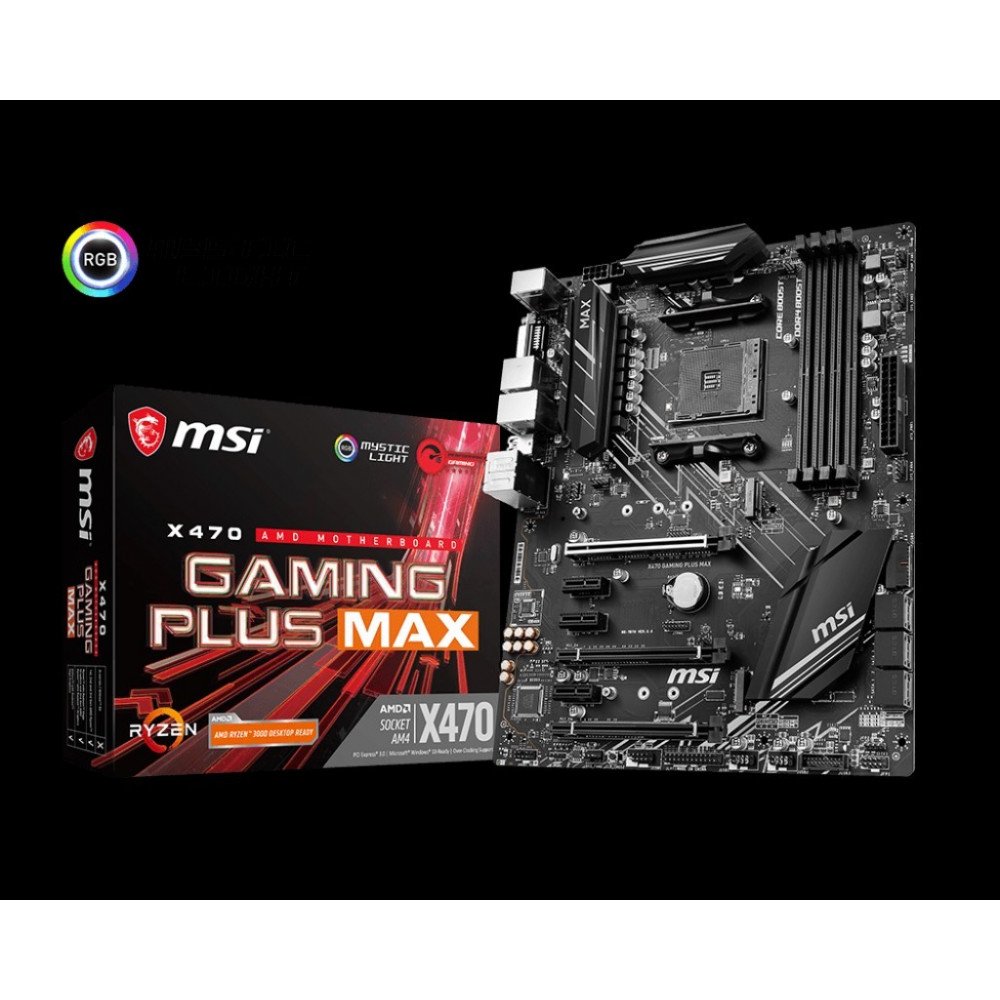 Msi x470 gaming plus max обзор