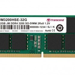 RAM памет за лаптоп TRANSCEND 32GB JM DDR4 3200Mhz SO-DIMM 2Rx8 2Gx8 CL22 1.2V