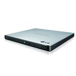 DVD / CD / RW Устройства LG Hitachi-LG GP57ES40 Ultra Slim External DVD-RW, Super Multi, Double Layer, TV connectivity, Silver