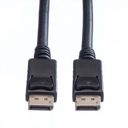 USB кабел ROLINE VALUE 11.99.5762 :: DisplayPort кабел, DP-DP, LSOH, M/M, черен цвят, 2.0 м